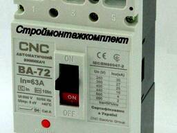 Автоматические выключатели CNC ВА-72 10А-125А