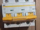 Автоматические выключатели IЕK ВА-47 C 32, В 40, С 50, С 100 б/у - фото 1