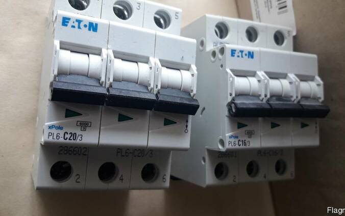 Автоматический выключатель C PL-6 6кА 3-полюсный Eaton (