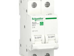 Автоматичний вимикач Schneider RESI9 16А, 2P, крива, 6кА