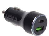 Автомобильное зарядное устройство VOIN 45W, 1USB QC3.0 18W + 1PD 27W, 12/24V (C-45205Q) - фото 3