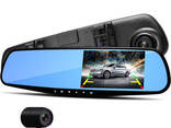 Автомобільне дзеркало відеореєстратор для машини на 2 камери 1080p