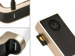 Автомобильный FM трансмиттер модулятор Car G7 Bluetooth Gold
