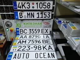 Автономера за 5 мин, дубликат номера, американские квадратные номера, номер мотоцикл