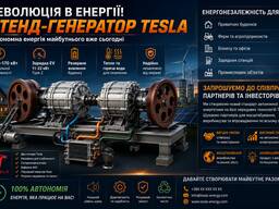 Автономний роторний модульний генератор електростанція заряд АКБ електромобілів