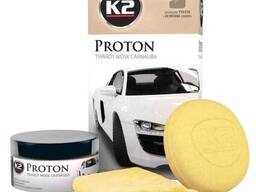 Автополироль K2 Proton з губкою та ганчіркою 200г (G040)