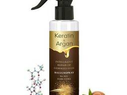 Бальзам-спрей для улучшения состояния волос Unice Visage с кератином и аргановым. ..