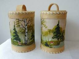 Банка для специй из бересты "лето"