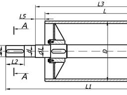 Барабан конвеєрний привідний (футерований) - опитувальний лист