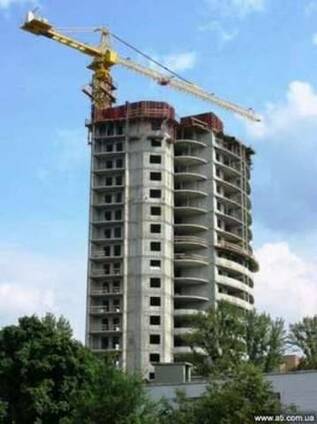 Башенный кран приставной КБП-160-1У1, 2004г.в., 120м, 8т.