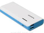 Батарея универсальная Adata PT100 10000mAh White-Blue. .. - фото 3