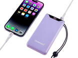 Батарея универсальная Intenso F10000 10000mAh QC3.0 purple, Внешний аккумулятор, Повербанк - фото 3