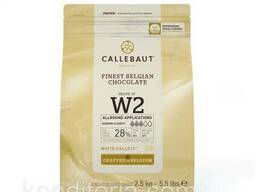 Белий шоколад Barry Callebaut каллети, пак 2,5 кг фирменная упаковка