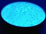 Белый флуоресцентный порошок с бирюзовым свечением. .. - фото 1