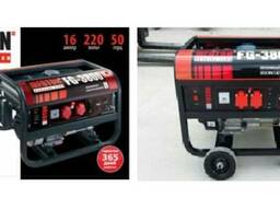 Бензиновый генератор с ручным стартером