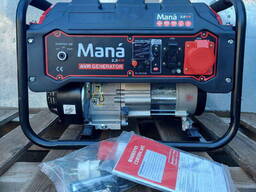 Бензиновий генератор Mana BS2500. Потужністю 2,5 kВт. Однофазний.