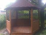 Беседка из дерева 3 на 4 - фото 2