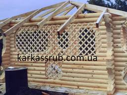 Беседка из бруса