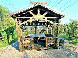 Беседка Сказка на 12-15 посадочных мест