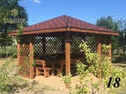 Беседки для дачи. Большой каталог.