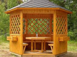 Беседки из дерева,