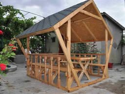 Беседки, хозблоки, садовая мебель, перголы.