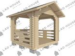 Беседки садовые из профилированного мини-бруса камерной сушки - фото 2