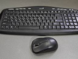 Беспроводная клавиатура Genius LuxeMate 600 GK-060013/K мышь NS-6000 GM-130015/T