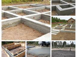 Залить фундамент