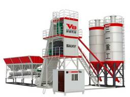 Бетоносмесительная установка производительность 60 м3/ч. ..