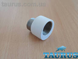 Білий декоративний mini ексцентрик ThermoPulse D30/6 White зсуву різьблення 1/2" до 6. ..