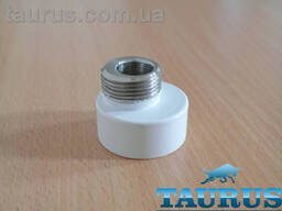 Білий декоративний mini ексцентрик ThermoPulse D40/10 White для зміщення різьби 3/4" до. ..