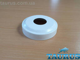 Білий декоративний н/ж фланець ThermoPulse Eco White D88 / висота 21 мм, внутрішній. ..