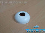 Білий сферичний декоративний фланець D70 / висота 25 мм White, внутрішній розмір 3/4". .. - фото 5