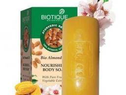 Biotique Bio Almond Oil Naturally Softer Clear Body мило Біо Миндаль Натуральное. ..