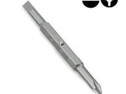 Бита двухсторонняя Toptul 1/4" PH1хSL5 L75мм FKAA0105