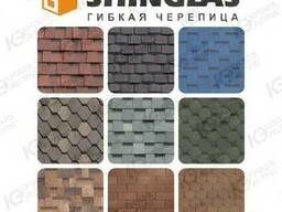 Битумная черепица Shinglas