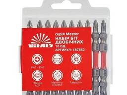 Биты S2 двухсторонние PH1+PH2х65 мм, 10 шт. Vitals Master