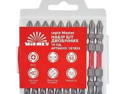 Биты S2 двухсторонние PH2+PH2х65 мм, 10 шт. Vitals Master