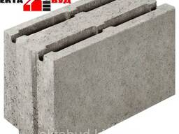 Блок будівельний бетонний шлакоблок стіновий 390х190х188