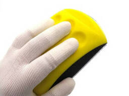 Блок шлифовальный ручной полиуретановый Ø125мм с липучкой (прямоугольный) Sigma (9110171)