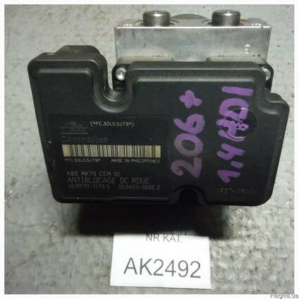 Блок управления помпой ABS Peugeot 206 2009-2012 б\у