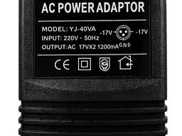 Блок живлення MODEL: YJ-40VA 1200mA AC POWER ADA Питания для Микшерный Пульт 2*17 V Мікшер