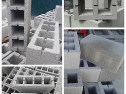 Блоки з відсіву. Шлакоблоки. Блоки стінові. Віброблоки.