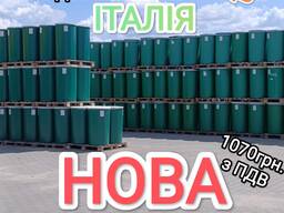 Бочка харчова металева конусна 220л. , НОВА. Виробництво ІТАЛІЯ