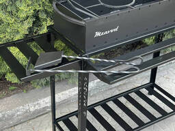 Боковая полка Mzavod для мангала Прометей на 9-12 шампуров металлическая