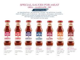 Болгарские натуральные соусы ТМ Deroni