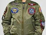 Бомбер Boys MA-1 Jacket with Patches Alpha Industries - фото 3