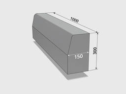 Бордюр дорожный БР 100х30х15