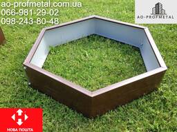 Клумбы  металлические, разборные, оцинкованные.